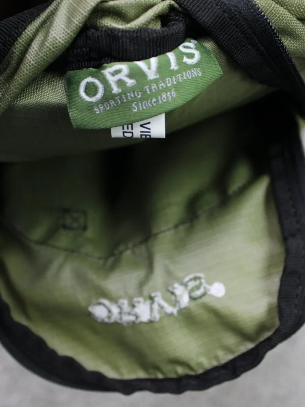Orvis Fly Fishing Backpack Adult Green Safe Passage Pack 3 Bag Compartment